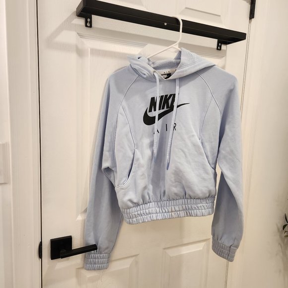 Women's Baby Blue NIKE AIR Hoodie - Picture 1 of 5